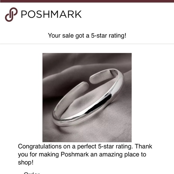 💎NEW 925 Sterling Silver Simple Cuff Bracelet - Picture 7 of 7